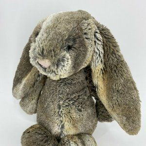 Jellycat Woodland Bashful Bunny Brown Tan Rabbit